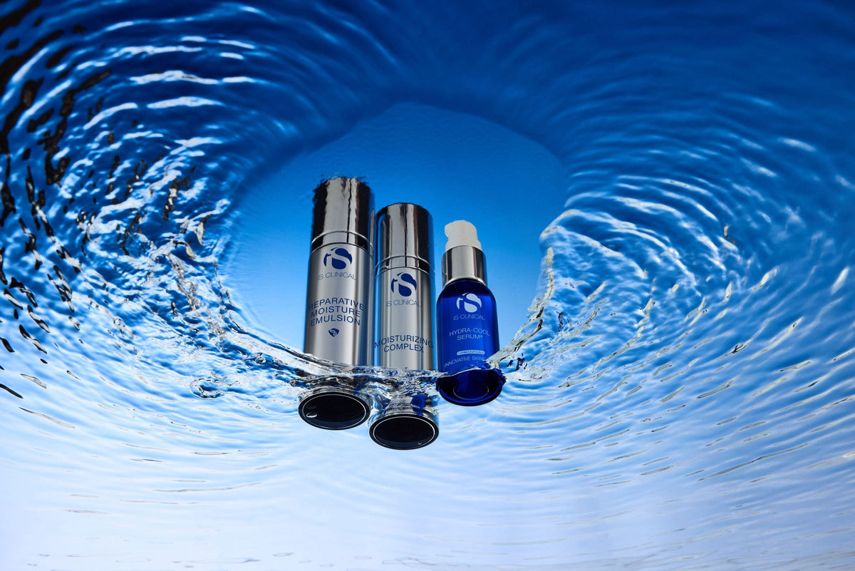Woman with hydrated, glowing skin