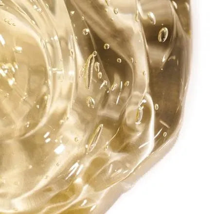 Close-up of translucent gel texture with air bubbles from iS Clinical Hydra-Intensive Cooling Masque
